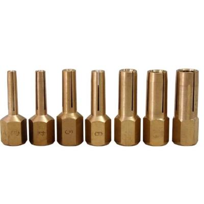 China Copper Short Cycle Arc Welding Chuck Pulled Bushing for sale