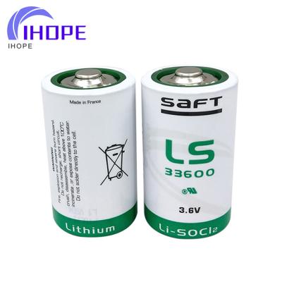 China Internet of Things 100% SAFT Original D-size Lithium Ion Battery 3.6V 17Ah LS33600 for sale