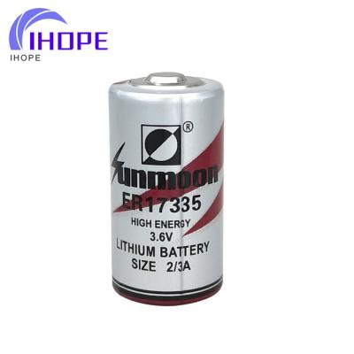 China IHOPE Power ER17335 ER17505 ER18505 Backup Sunmoon 3.6V Lithium Battery for sale