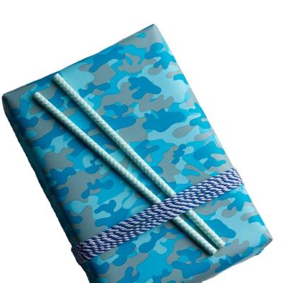 China Fashionable Colorful Eco-friendly Hot Sale Anti-curl Custom Printed Logo Wrapping Paper For Gift Packaging for sale