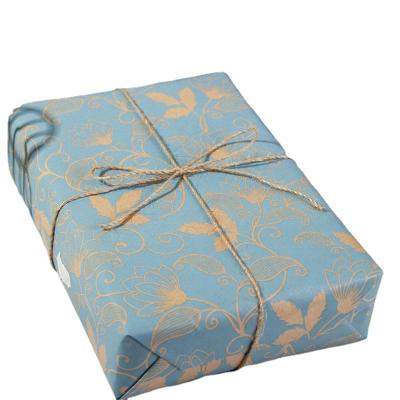 China Hot Sale Colorful Fashionable Wrapping Paper Waterproof Wholesale Wood Pulp Wrapping Paper Rolls For Gift Wrapping for sale