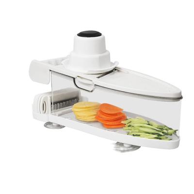 China Stocked Food Cheese Slicer Fruit Vegetable Stainless Steel Food Cutter Slicer Dicer 6 Blade Kitchen Cleaver for sale