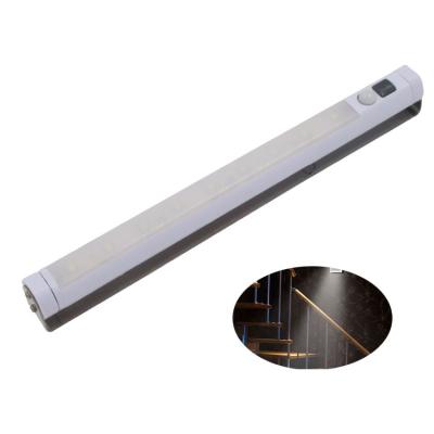 China Popular Cheap Modern 9 SMD LED Sensor Light Lamp Motion Night Stair Led Lights Battery Cabinet Cabinet Switch Night Light for sale