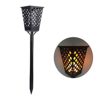 China Solar Garden Dancing Tiki LED Torch Light Pathway Flame Lamp for sale