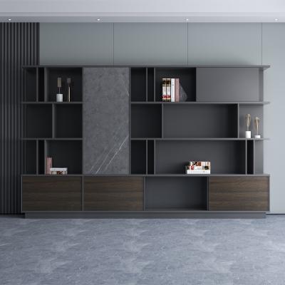 China Qatar 4 Drawer Luxury Open Front Receipt Factory Price Wooden Office Bookcase Side File Storage Cabinet for sale