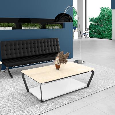 China Multifunctional strength factory steel frame leg design smart coffee table for office living room room for sale