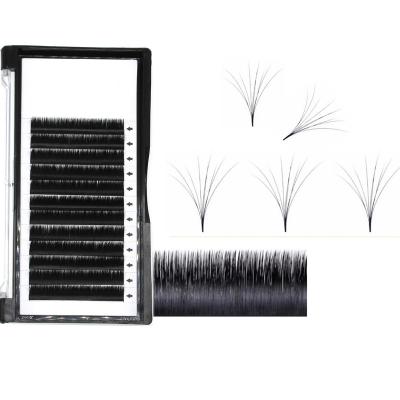 China 2D 3D Thick 4D 5D 6D 10D 20D Individual Premade Pre Made Volume Eyelash Extension lashFan with 03 0 05 0 07 mm Soft Korean Black Darkness for sale