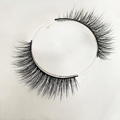 China Natural Top Grade 3d Long Silk Lashes With Private Bandage Korea Box Logo False Lashes Lashes3d Custom Silk Lashes Silk Eyelash for sale