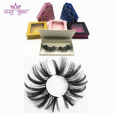 China Feather Professional Private Label 25mm Seller 3d Mink Eyelashes Real Hair Package Box 5d False Eyelashes Extension Professional for sale