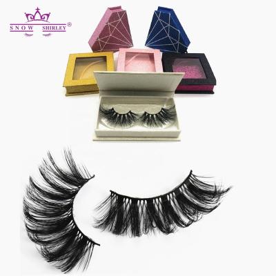 China Feather 6d 25mm Wholesale False Mink Eyelash Custom Label Cruelty Free Vegan Lashes Full Strip 6d Silk Lashes for sale