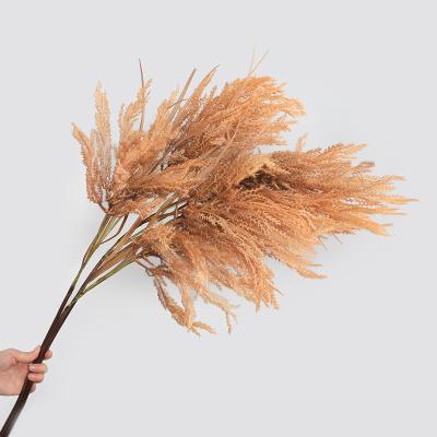 China Giving Decoration Wedding High Quality Fake Fluffy Artificial Dry Pampas Grass For Sale for sale