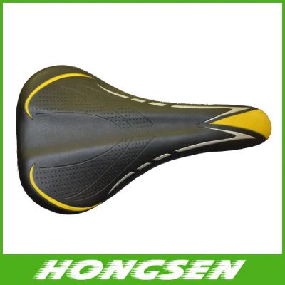 China S4 black bike bicycle cycling leather saddle, bike seat bike accessories for sale