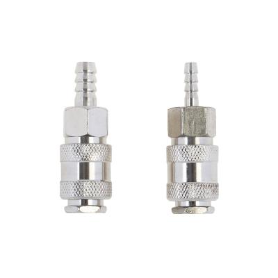 China Pneumatic Component American Type Pneumatic Fitting Quick Coupling Connector Coupler Pagoda American 3-in-1 Quick Connect for sale