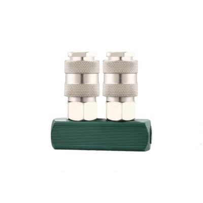 China Pneumatic Component American Style  Multi Pipe Self Locking Air Fittings 3 Way Tube Quick Connect Tee Coupling One Touch Pneumatic Fittings for sale