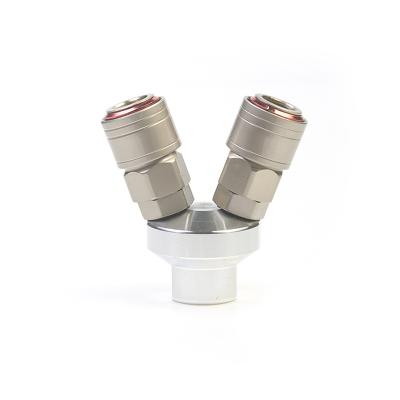 China Pneumatic Component wholesale factory price C type Quick Coupler 2 way 3way Y-Type Air Nitto Coupler Metal Push In Pneumatic fittings for sale