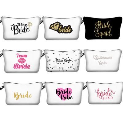 China Durable Digital Printing Bride Makeup Bag Travel Storage Bag for sale