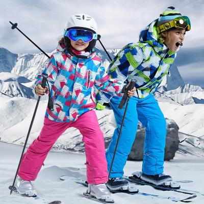 China High Quality Pants Kids Snowboard Warmth Thicken Ski Suit Winter Ski Jacket Cotton Twin Set Sport Outdoor Windproof Waterproof for sale