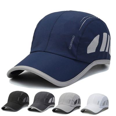 China Mesh Polyester Baseball Sport Caps High Quality COMMON With Golf Customized Quick Dry Hat For Men for sale