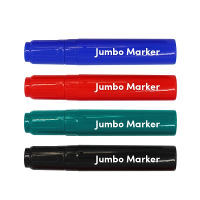 China PP Wholesale Jumbo Permanent Marker 12 Colors Jumbo Marker Pen for sale