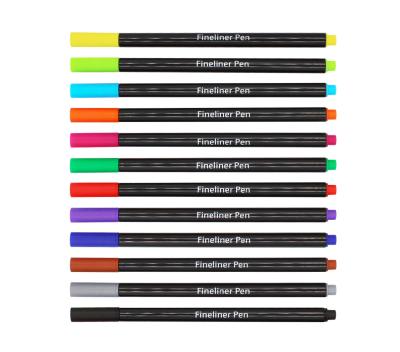 China PP 48 Pcs Colors Double Watercolor Art Marker Pens For Coloring Manga Calligraphy Painting Pen Fineliner And Brush Drawing Tip Brush for sale