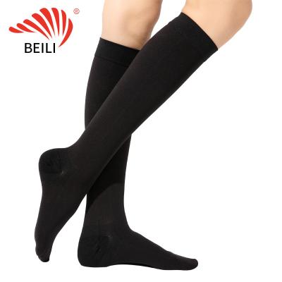 China Beili Medical Grade high quality Knee high medical compression stockings /nylon pressure socks for sports for sale