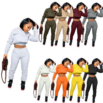 China Breathable Women Autumn Winter 2 Piece Pants Set To Shear Solid Color Sports Women Tracksuit Two Piece Set for sale