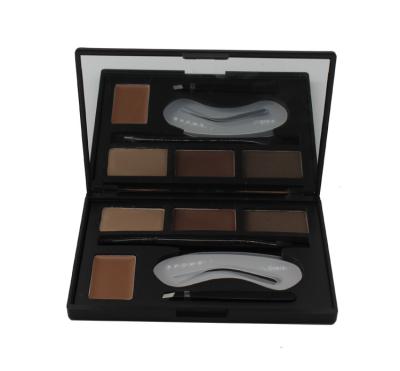 Chine Palette de maquillage de sourcil de trois de couleur de sourcils produits de maquillage pour des filles à vendre