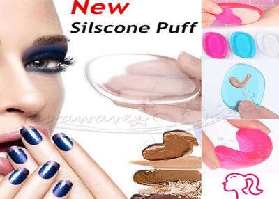 Chine Éponge transparente de maquillage de gel de silicone de beauté d'accessoires faits sur commande de maquillage à vendre