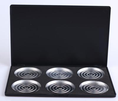 China Leere magnetische Lidschatten-Palette Soem-ODM mit Aluminium-Größe Pans 15X10X1CM zu verkaufen