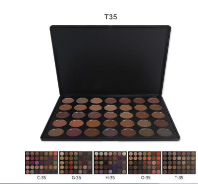 China Polvo seco de la tierra de la belleza del tono de la paleta caliente del sombreador de ojos para el maquillaje común en venta