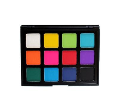 China La paleta romántica del sombreador de ojos del artista de maquillaje mate y riela 12 colores en venta