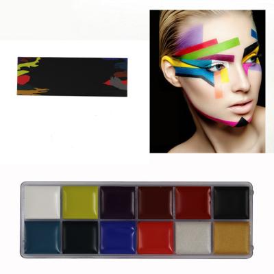 China Paleta duradera del maquillaje de la pintura de grasa de los accesorios del maquillaje de la belleza G12 para el cuerpo de la cara en venta