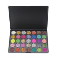 China Color de la etiqueta privada 35 de la paleta del sombreador de ojos del maquillaje del brillo del reflejo en venta