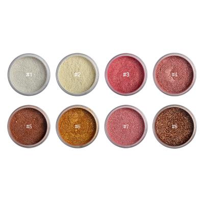 China Colorante fácil del polvo de la cara del maquillaje del Highlighter 8 pigmento duradero flojo de los colores del alto en venta