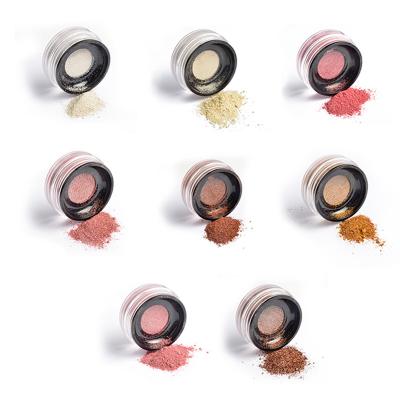 China El Highlighter de la mejilla del maquillaje de 8 colores, Highlighter altamente pigmentado se pulveriza flojamente en venta