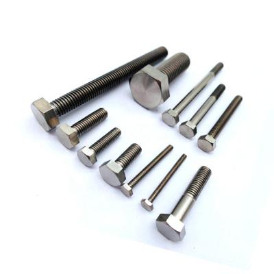 China High Quality Titaunium Titanium Hex Bolts DIN933 M2 M5 Gr5 for sale