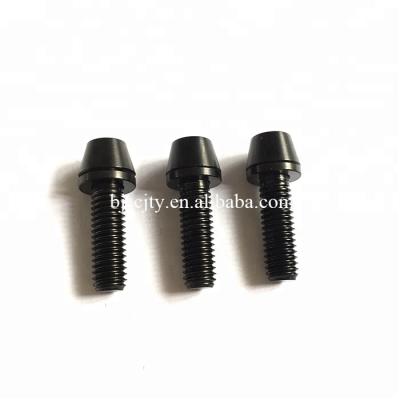 China Factory Direct Sales Flat Black Titanium Torx Head Screws for sale