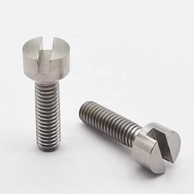 China Pan Manufacturer ISO1207 Ti6al4v gr5 Titanium Slotted Cheese Head Screws for sale