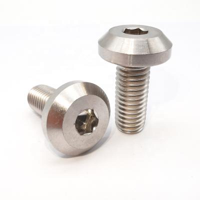 China Titanium GR5 Titanium Customized Torx Flat Head Screw Bolts for sale