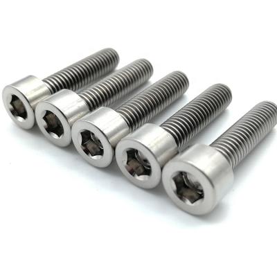 China GR5 Ti6al4v Hexagon 912 Din Titanium Inner Hex Socket Head Bolts Screws for sale