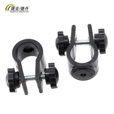 China Rehabilitation Supplies Plastic Double Pipe Clamp For Rehabilitation Medical Parts for sale