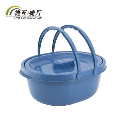 China Universal Fit Shower Chair Commode Chair Spare Part PP Plastic Commode Potty Bucket With Lid for sale