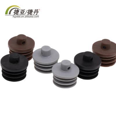 China Walking Aids /crutch /dresser chair rollator Walker Rehabilitation Supplies Parts PP Threaded Plug Pipe End Plastic Cap For Dresser Chair for sale