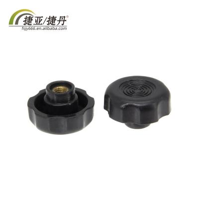 China Health Care M6 Holding Button Thread Black End Buttons Star Plastic Button Brass Nut for sale