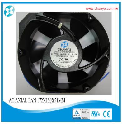 China Cast Iron 172x150x38mm Axial AC Fan , Metal Impeller for sale