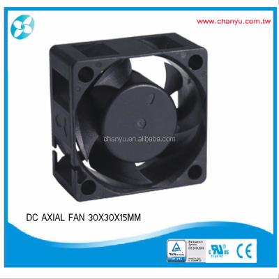 China 30X30X15mm Plastic DC AXIAL FAN for sale