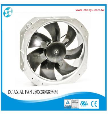 China Cast Iron 280x280x89MM DC STEEL IMPELLER AXIAL FAN for sale