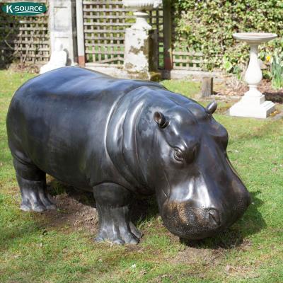 China Customizable Metal Garden Copper China Size Outdoor Hippo Sculpture For Sale Cast Copper Hippo Sculpture for sale