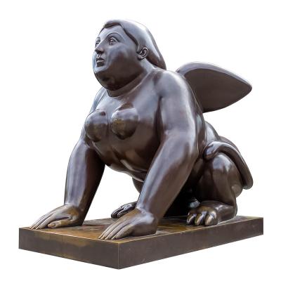 China World City Chubby Lady Statue Woman Life Size Bronze Sculpture Outdoor Decorative for Park and Plaza for sale