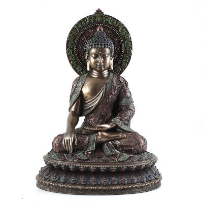 China Southeast Asian hand carved Buddhism characters bronze statue Buddha Art Sculpture in Southeast Asian style for sale